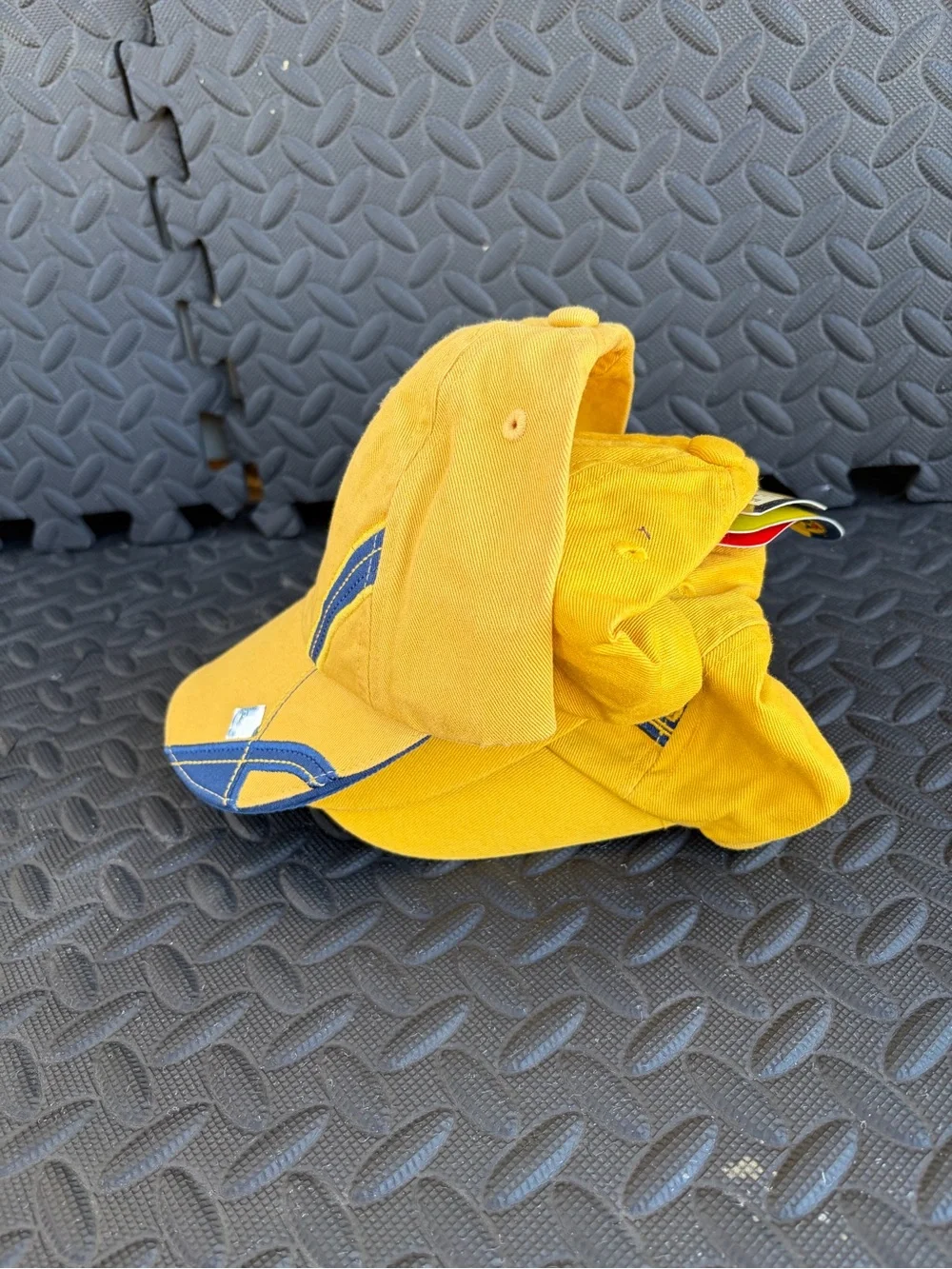 América  Aguilas Yellow Cotton Baseball Cap with Team Crest Unixes